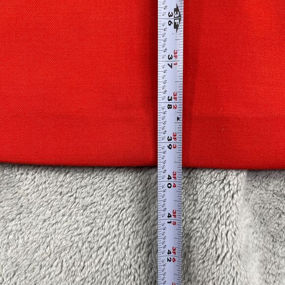 The J. Peterman Nora Shift Dress Womens XS Burnt Orange Stretch Twill Back Zip - Picture 14 of 15